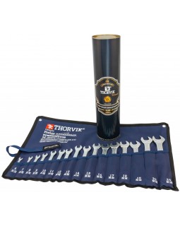 Набор ключей комбинированных в сумке, 16 предметов (6-19, 22, 24 мм) (в тубусе Thorvik)-foto2