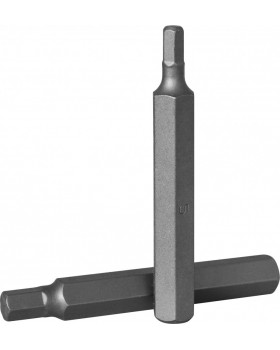 Вставка-бита 10 мм DR шестигранная, H8, 75 мм Вставка-бита 10 мм DR шестигранная, H8, 75 мм