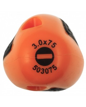 Отвертка стрежневая шлицевая BASIC, SL3х75 мм-foto2