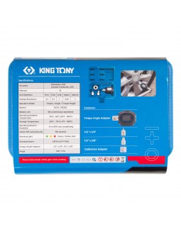 Динамометрический адаптер серии &quot;DIGITAL&quot;, 1/2&quot;, 40-200 Нм, 4 предмета, кейс KING TON-foto5