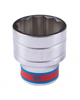Головка торцевая стандартная двенадцатигранная 1/2&quot;, 1-3/16&quot;, дюймовая KING TONY 433038S