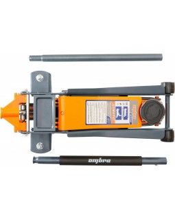 OHT233S Домкрат подкатной 3 т. гаражный двухпоршневой, с уменьшенной высотой подхвата, 75-505 мм-foto5