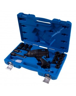 Набор пневмоинструмента 1/2" с принадлежностями, 15 предметов KING TONY 44803AMP-foto2