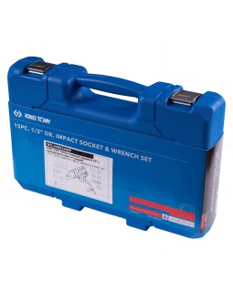 Набор пневмоинструмента 1/2" с принадлежностями, 15 предметов KING TONY 44803AMP-foto4