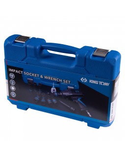 Набор пневмоинструмента 1/2" с принадлежностями, 15 предметов KING TONY 44803AMP-foto3