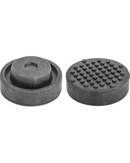 Опора резиновая для подкатных домкратов, D-72 мм, Н-32 мм-foto2