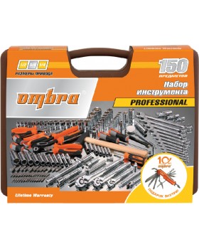 Набор инструмента универсальный 1/4", 3/8" и 1/2"DR, 150 предметов (юбилейная серия)