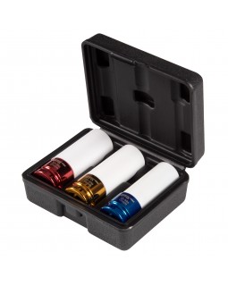 Набор ударных глубоких шестигранных головок 1/2&quot;, 17, 19, 21 мм, пластиковое покрытие, кейс, AF-foto2