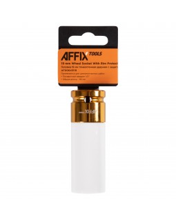 Головка торцевая ударная глубокая 1/2&quot;, 19 мм, тонкостенная, пластиковая защита AFFIX AF0064511-foto3