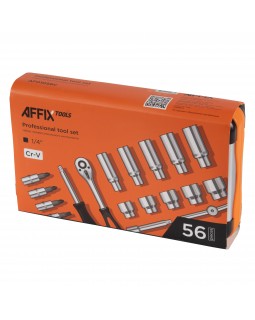 Набор инструментов универсальный, 56 предметов AFFIX AF01056C-foto8