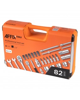 Набор инструментов универсальный, 82 предмета AFFIX AF01082C-foto13