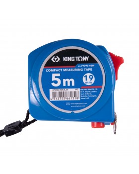 Рулетка измерительная 5 м, магнитный крюк KING TONY 79095-05M