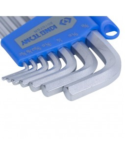 Набор Г-образных шестигранников 3/32"-3/8", с шаровым окончанием, 7 предметов KING TONY 20-foto3