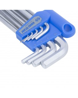 Набор Г-образных шестигранников 1,5-10 мм, с шаровым окончанием, 9 предметов KING TONY 20109MR-foto2