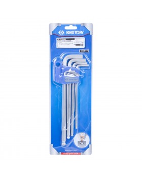 Набор Г-образных шестигранников 1,5-10 мм, с шаровым окончанием, 9 предметов KING TONY 20109MR-foto3