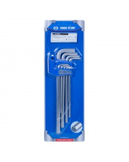Набор Г-образных шестигранников, 1,5-10 мм, длинные, 9 предметов KING TONY 20209MR-foto2