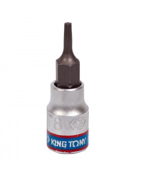 Насадка (бита) торцевая 1/4&quot;, TORX T9, L = 37 мм KING TONY 203309