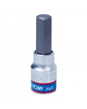 Насадка (бита) торцевая 1/4&quot;, HEX, 7 мм, L = 37 мм KING TONY 203507