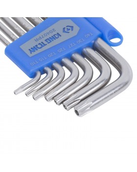 Набор Г-образных TORX, T10-T40, короткие с отверстием, 7 предметов KING TONY 20407PR-foto3