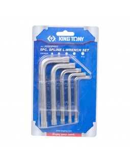 Набор Г-образных SPLINE, M5-M12, блистер, 5 предметов KING TONY 20505PR01-foto3
