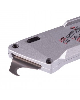 Нож со сменными трапециевидными лезвиями, 19 мм, складной KING TONY 7945-07-foto2