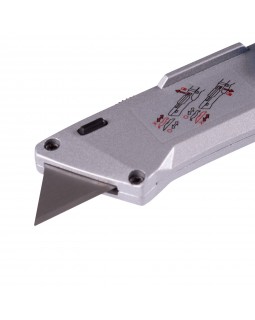 Нож со сменными трапециевидными лезвиями, 19 мм, складной KING TONY 7945-07-foto4