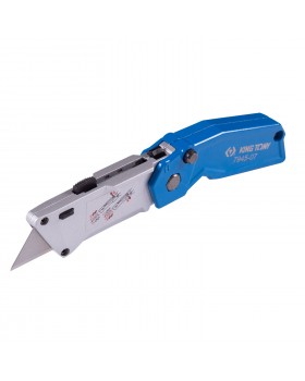 Нож со сменными трапециевидными лезвиями, 19 мм, складной KING TONY 7945-07-foto7