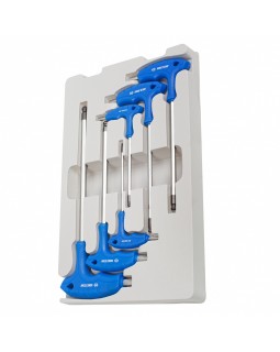 Набор Г-образных шестигранников 3-8 мм, 6 предметов KING TONY 22106MR-foto3