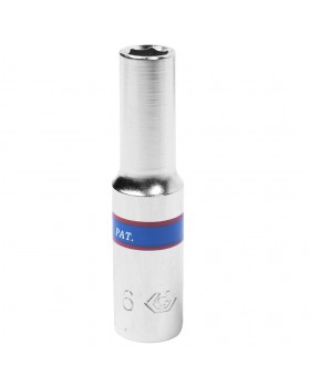 Головка торцевая глубокая шестигранная 1/4&quot;, 6 мм KING TONY 223506M