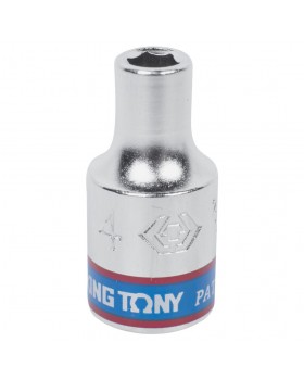 Головка торцевая стандартная шестигранная 1/4&quot;, 4 мм KING TONY 233504M