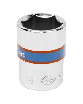 Головка торцевая стандартная шестигранная 1/4&quot;, 14 мм KING TONY 233514M