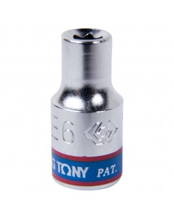 Головка торцевая TORX Е-стандарт 1/4&quot;, E6, L = 24 мм KING TONY 237506M-foto2
