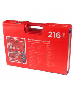 Набор инструментов универсальный, 216 предметов МАСТАК 01-216C-foto6