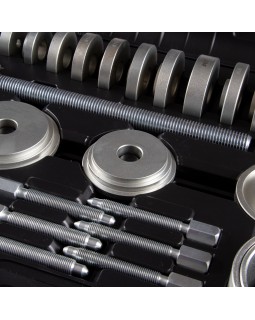 Набор оправок для монтажа и демонтажа ступичных подшипников, кейс, 31 предмет AFFIX AF10030031C-foto4