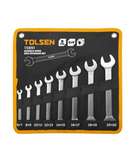 Набор рожковых ключей, 6-22 мм, 8 предметов TOLSEN TT15891