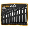 Набор накидных ключей, 6-32 мм, 12 предметов TOLSEN TT15896