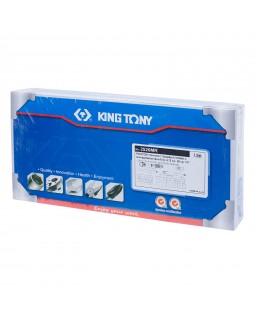 Набор торцевых головок с принадлежностями 1/4&quot;, шестигранные, 4-13 мм, 26 предметов KING TONY 2-foto2