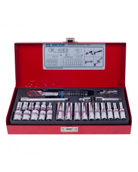 Набор торцевых головок с принадлежностями 1/4&quot;, шестигранные, 5/32&quot;-1/2&quot;, 26 предмето-foto4