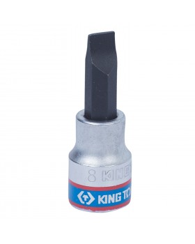 Насадка (бита) торцевая 3/8&quot;, Slotted, 1,2х8 мм, L = 50 мм KING TONY 302208
