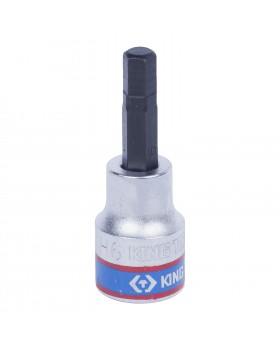 Насадка (бита) торцевая 3/8&quot;, HEX, 6 мм, L = 50 мм KING TONY 302506