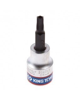 Насадка (бита) торцевая 3/8", TORX, T27, L = 50 мм, с отверстием KING TONY 302727-foto2