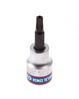 Насадка (бита) торцевая 3/8", TORX, T27, L = 50 мм, с отверстием KING TONY 302727-foto2