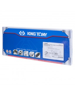 Набор торцевых головок с принадлежностями 3/8", двенадцатигранные, 6-19 мм 36 предметов KING TO-foto4