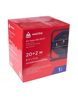 Шланг пневматический на открытой катушке 10х15 мм, 20 м, поливинилхлоридный, гибкий, резьба 1/4&quot-foto4