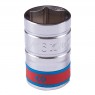 Головка торцевая стандартная шестигранная 1/2&quot;, 11/16&quot;, дюймовая KING TONY 433522S