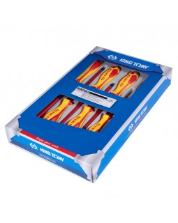 Набор отверток, диэлектрические, 7 предметов KING TONY 30607MR-foto2
