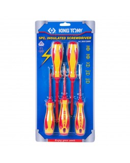 Набор отверток, диэлектрические, 5 предметов  KING TONY 30615MR-foto2