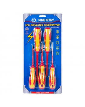 Набор отверток, диэлектрические, 5 предметов  KING TONY 30615MR-foto2