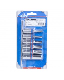 Набор глубоких торцевых головок 3/8", TORX Е-стандарт, E4-E14, 6 предметов KING TONY 3116PR-foto2