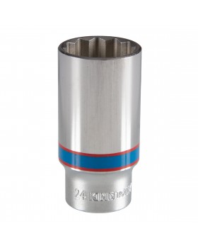 Головка торцевая глубокая двенадцатигранная 3/8&quot;, 24 мм KING TONY 323024M